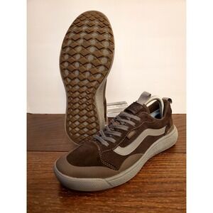 Vans UltraRange EXO SE Black Gray Suede Trail Sneakers Men 9 Women 10.5